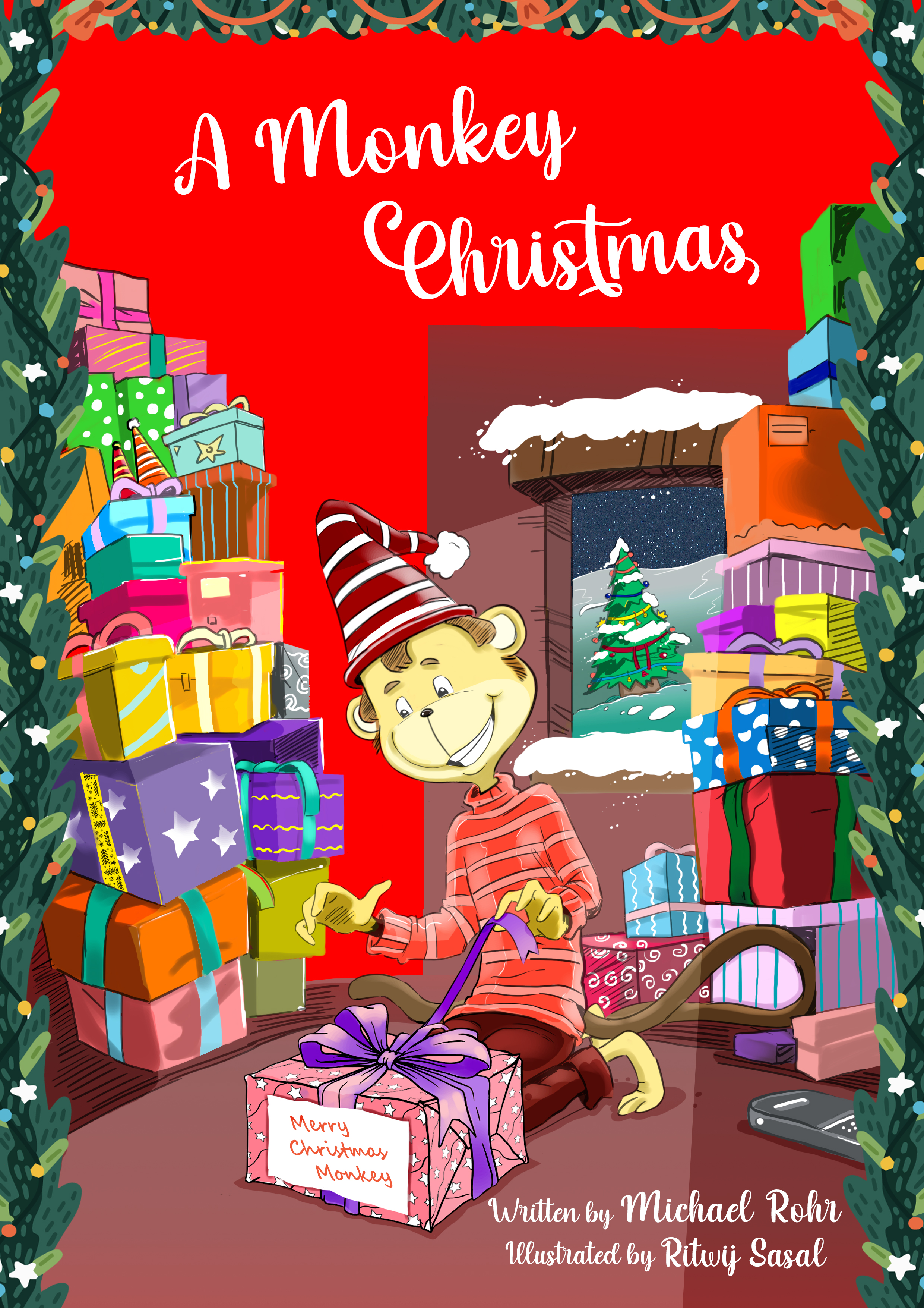 A Monkey Christmas: The fun-filled illustrated kids’ book delighting youngsters this festive season