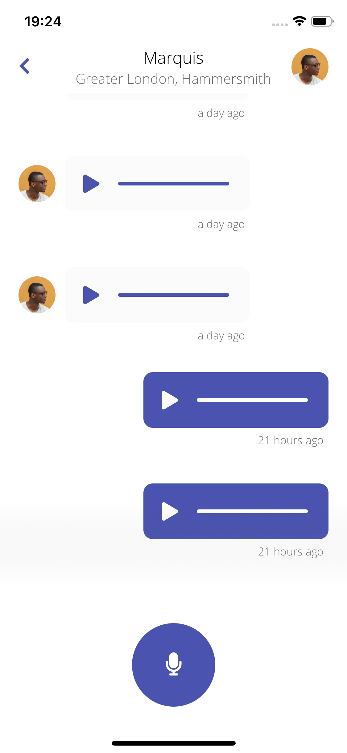 New dating app where you can only communicate using voice notes