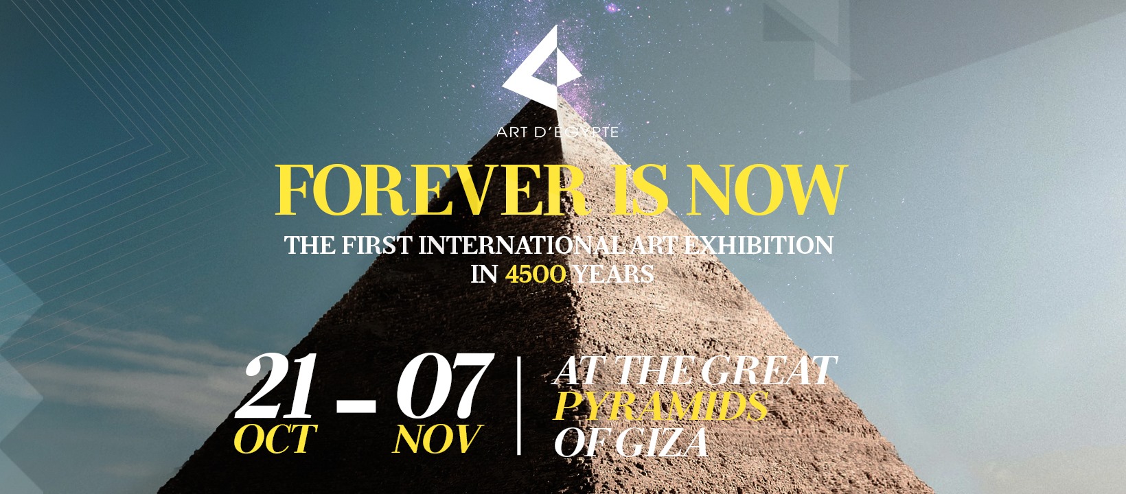 “Forever Is Now”: Egypt’s First Contemporary Art Exhibition at Giza Pyramids in 4500 Years